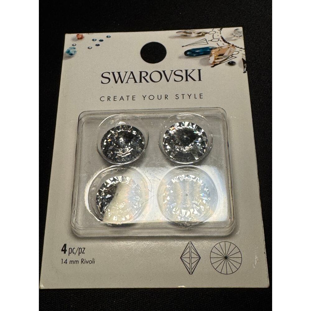 Swarovski Create Your Style 4 Crystals Pack 14mm Rivoli